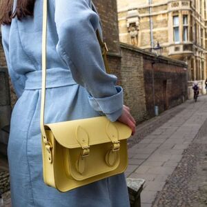 Cambridge Satchel Company The 11 Inch Satchel Yellow Cove Matte Current Season